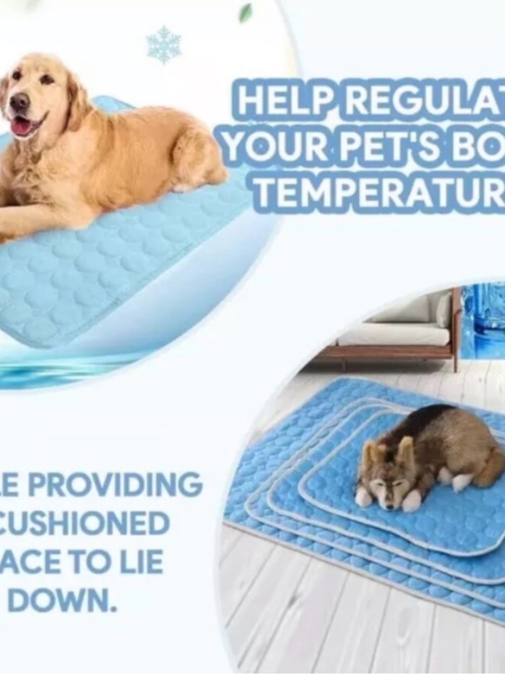 Pelsbarn Cooling Mat - Large in Beige New in Package - Picture 2 of 6